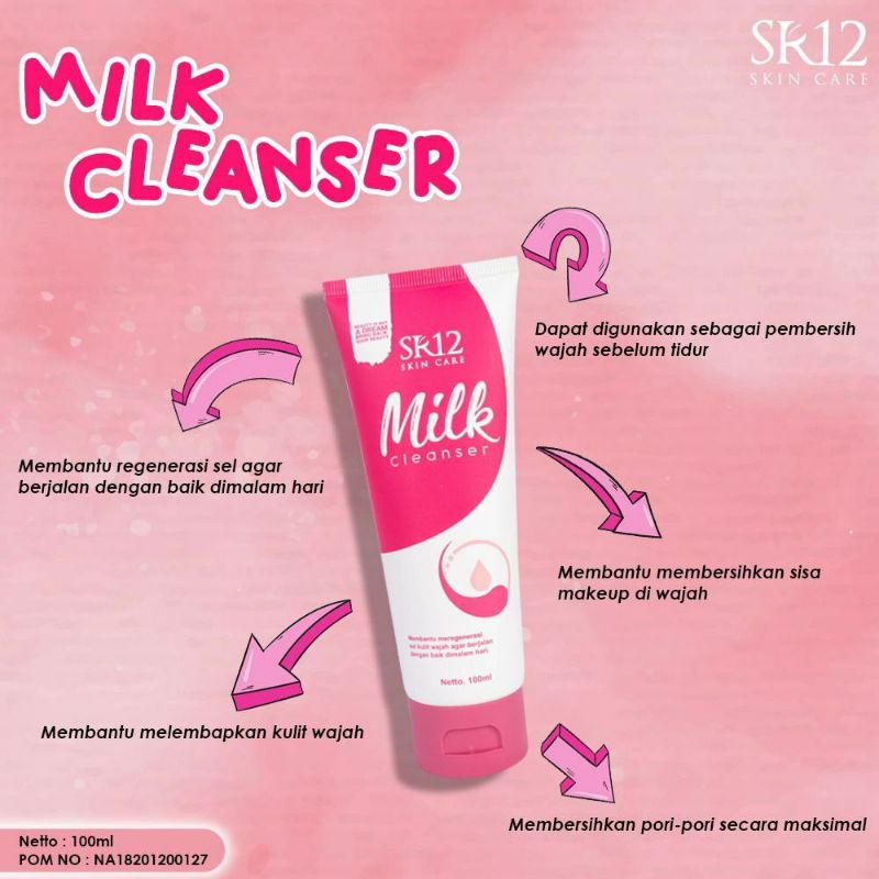 SR12 Milk Cleanser - Cleanser Milk - Cleanser - Pembersih Wajah