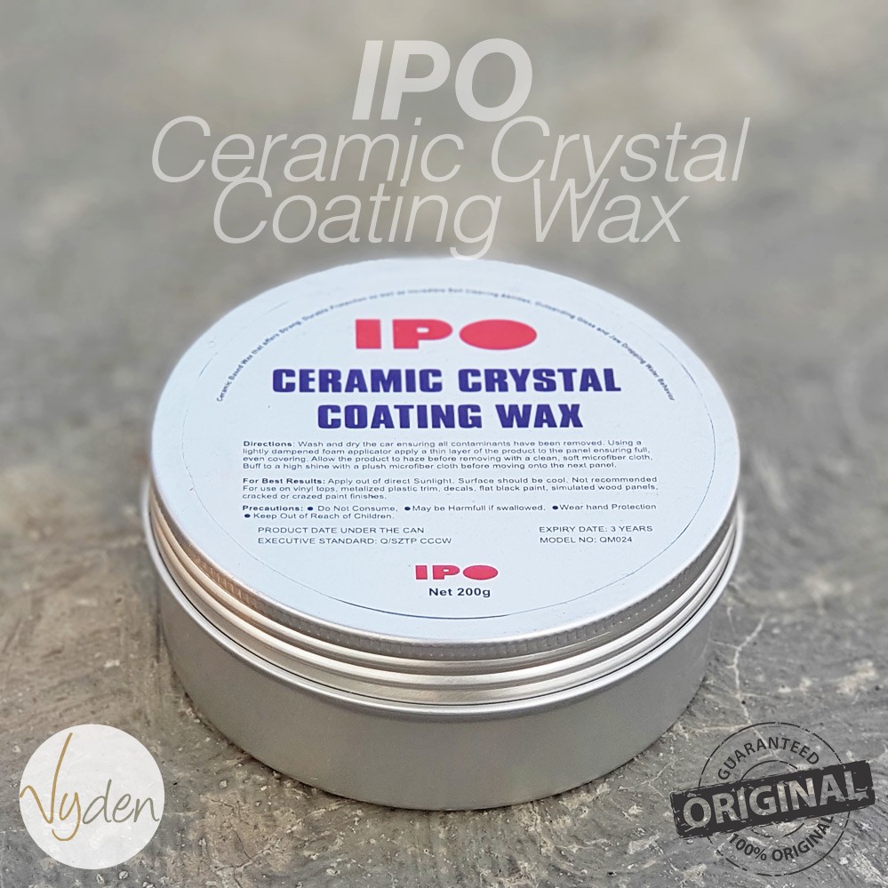 IPO Ceramic Crystal Coating Wax 20 Gr ECER Coating Pasta MURAH