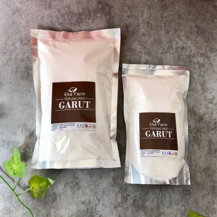 

PROMO [COD] Tepung Garut/Arrowroot Organik 500 gr