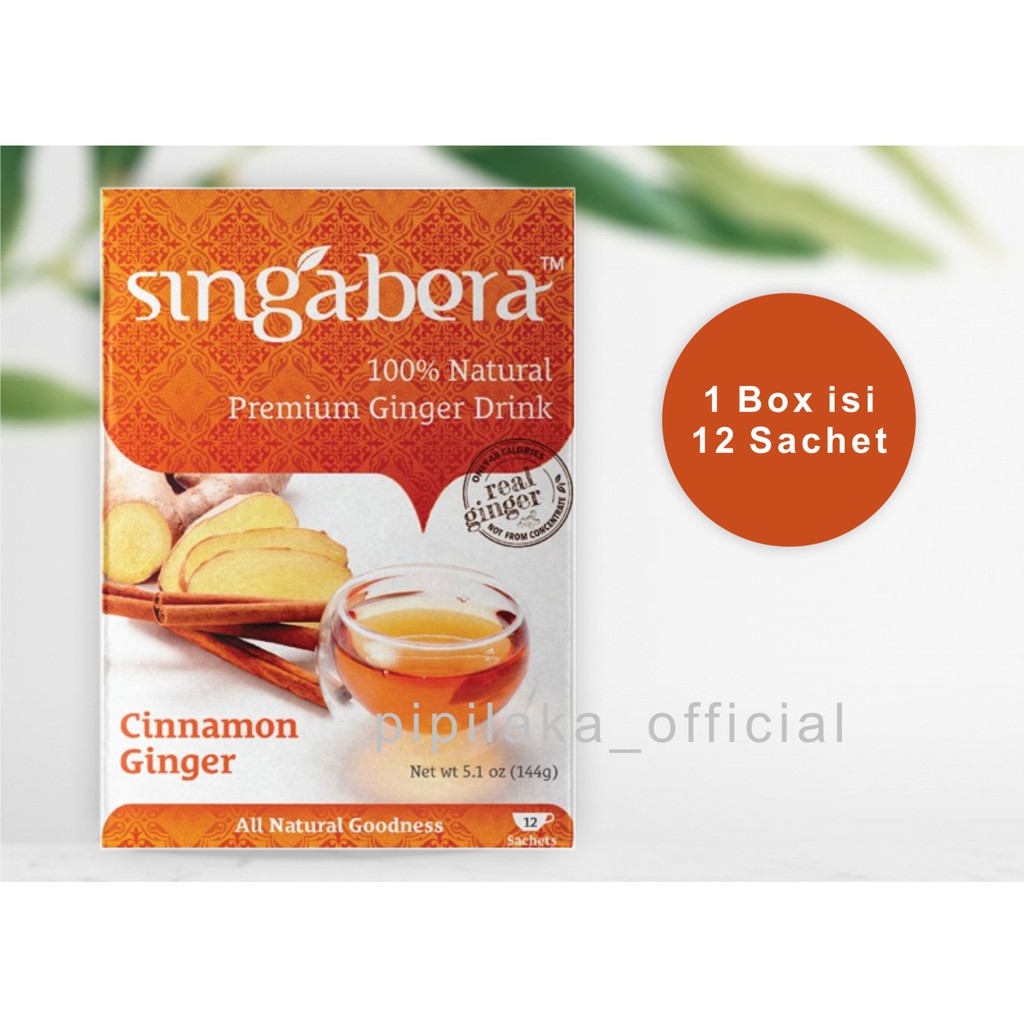 

Singabera Cinnamon Ginger / Jahe Kayu Manis ( Premium ) 12 sachet