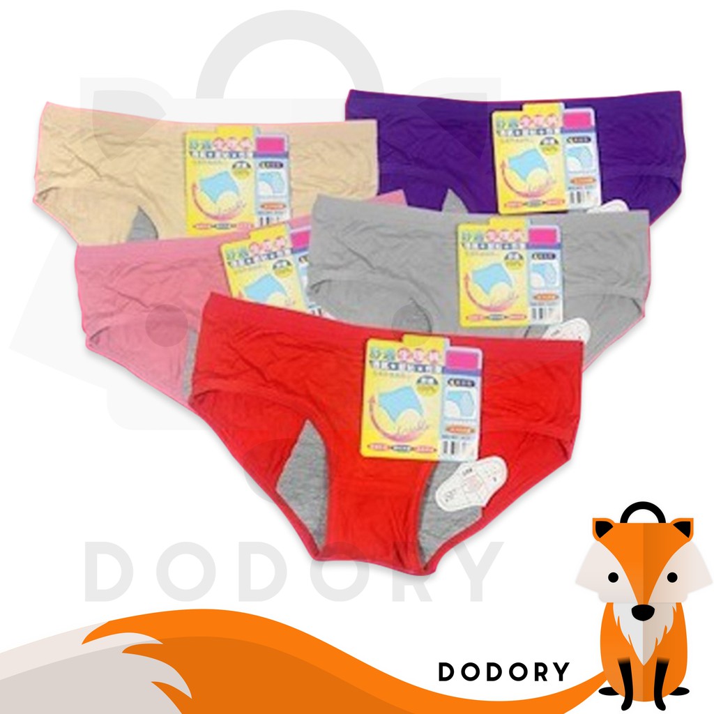 DODORY HL0038 Celana Dalam Menstruasi Wanita CD Cewek Nyaman Anti Bocor