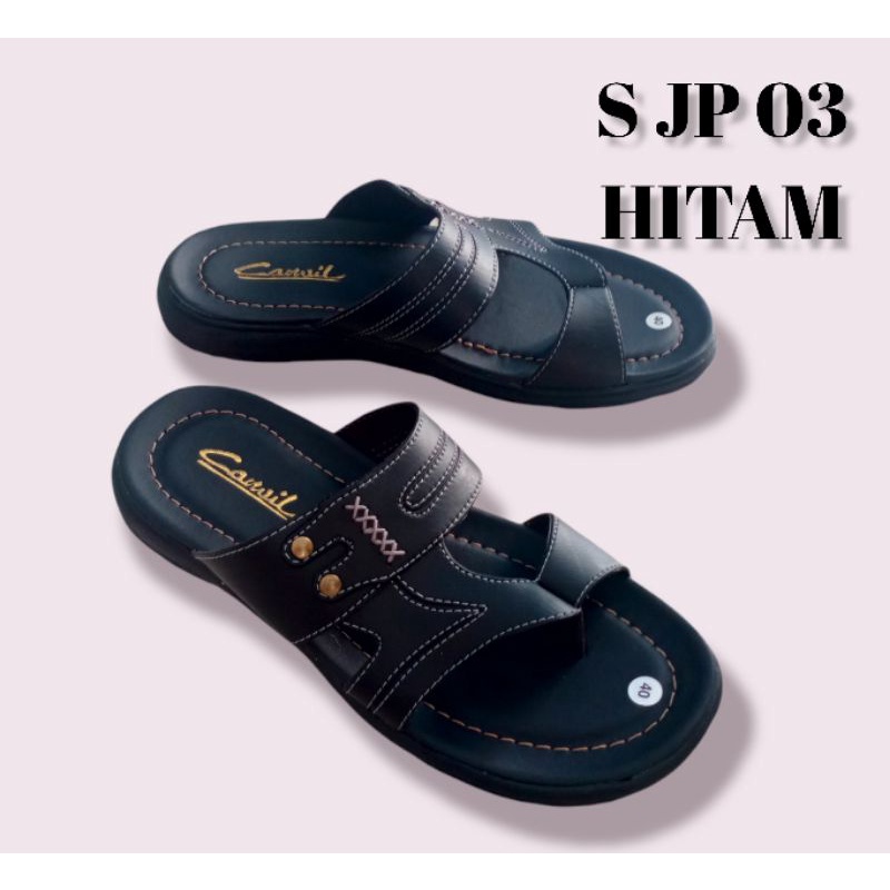 sandal kulit pria CRVL/sandal pria terbaru/sandal casual pria