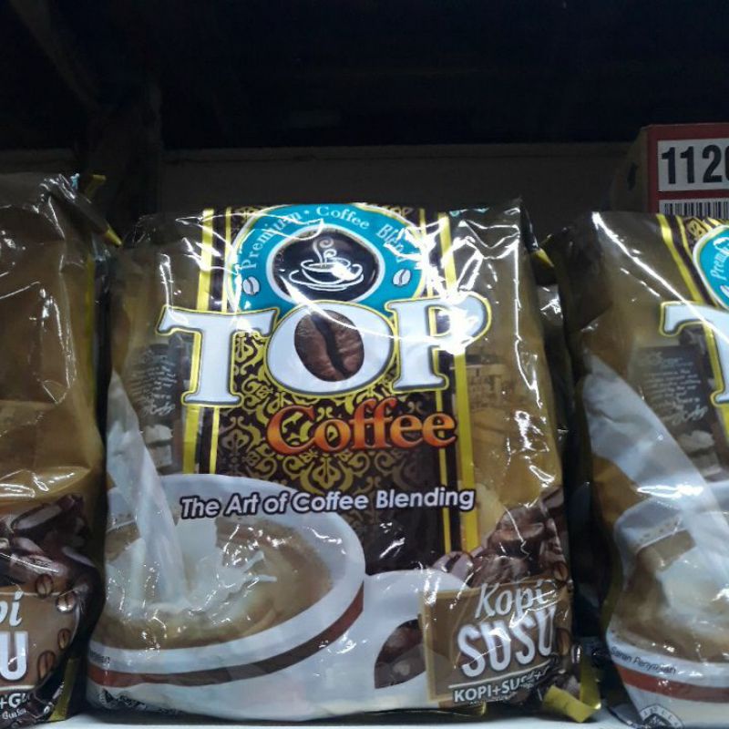 

TOP COFFEE KOPI GULA SUSU 3 IN 1 BAG20X31GR