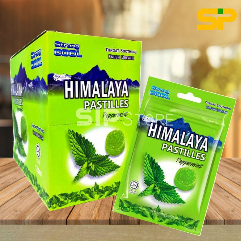 

Himalaya Pastiles (1 Box Isi 12 Pcs) / Permen Jelly / Peppermint Candy