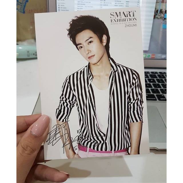 SUPER JUNIOR M ZHOUMI SMART EXHIBITION POSTCARD