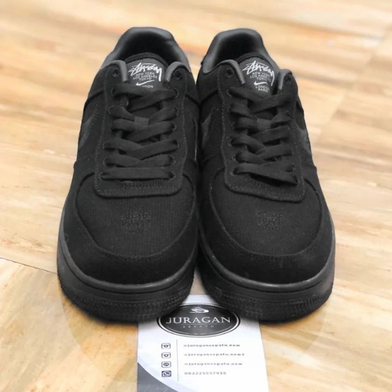 Nike Air Force 1 Low x Stussy &quot;Triple Black&quot;