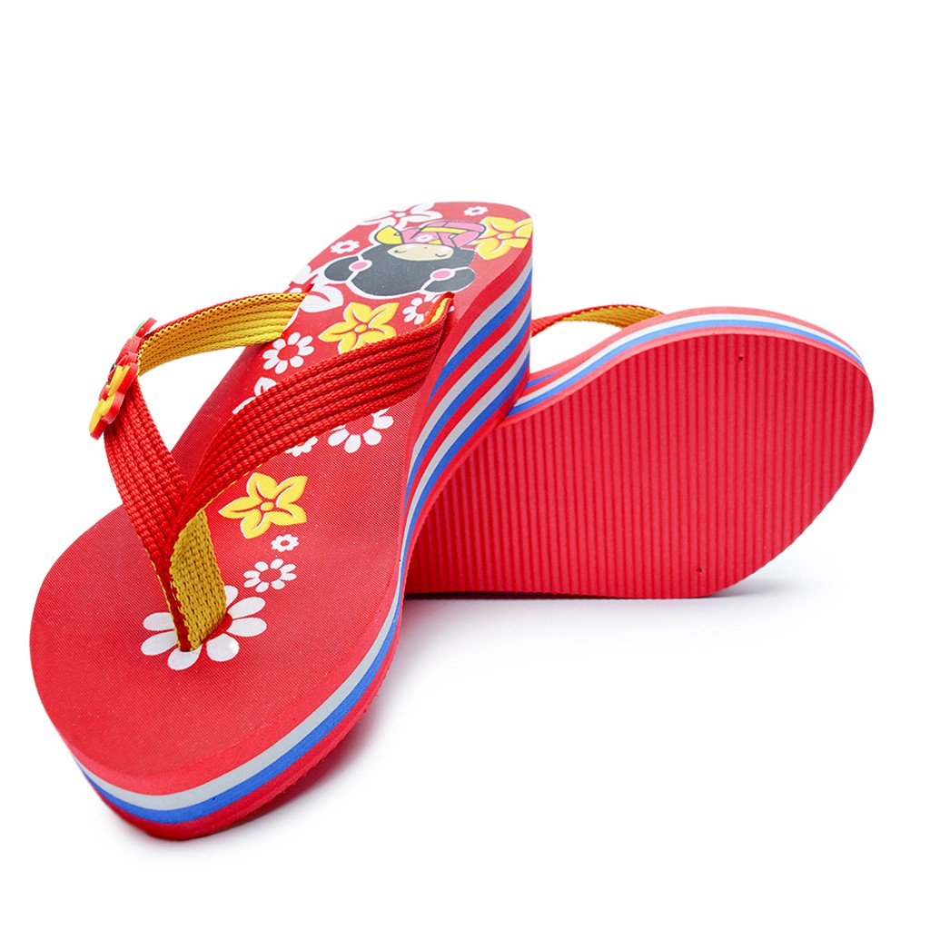 DNOIR Sandal Anak Perempuan AWBUNGA MERAH