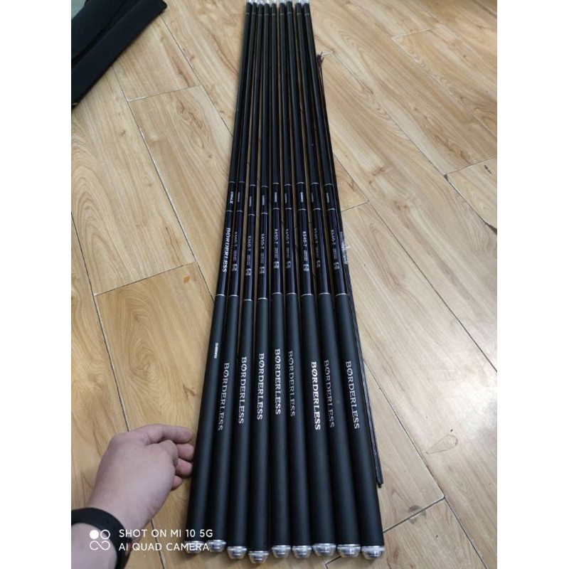 SO12 Tegek shimano borderless glr japan bonus pucukan carbon+packing pipa pvc