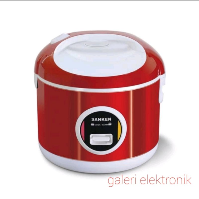 Rice cooker Sanken 1liter panci stainless 6in1,anti gores