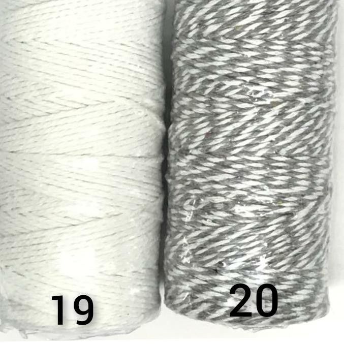 fbu-44 100 METER - BAKERS TWINE  2 MM | BENANG IKAT KATUN | BENANG HIAS | TALI WARNA | COTTON ,.,.,.