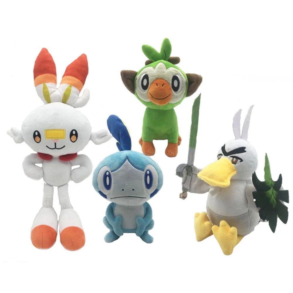 Quinton Sobble Mainan Koleksi Mainan Anak Boneka Kartun Untuk Anak Elf Figure Plush Toys Rabbit lizard monkey Pokemon Toys