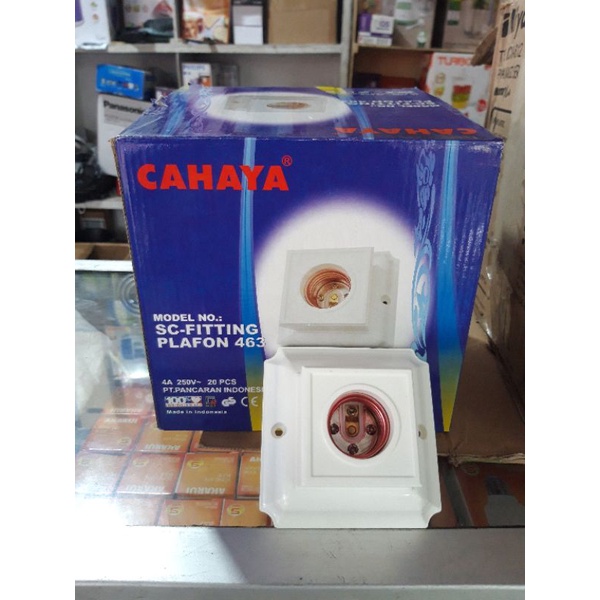 FITTING LAMPU PLAFON E27 / RUMAH LAMPU PLAFON SNI