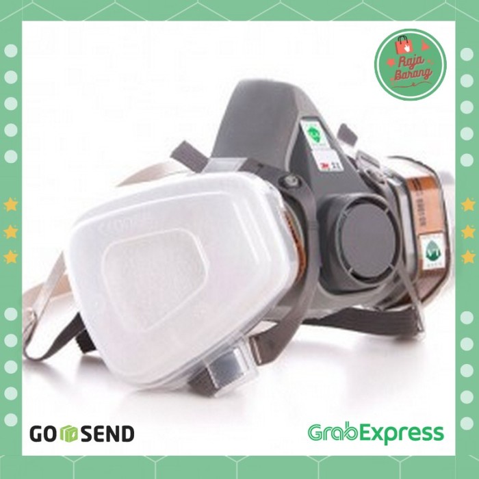 Masker Gas Respirator Masker Gas Respirator 6200 - DENGAN FILTER CADANGAN