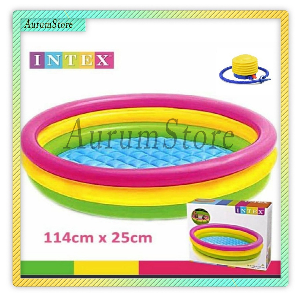 Kolam Anak Intex / Kolam Karet Intex /Kolam Renang intex 57412 [114cm