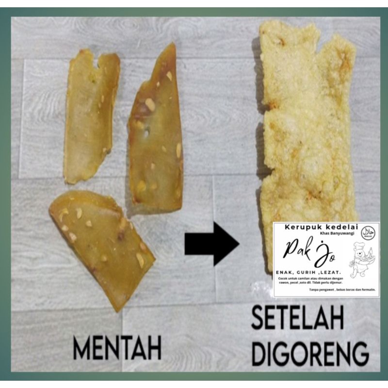 

kerupuk tempe mentah/ kerupuk kedelai mentah