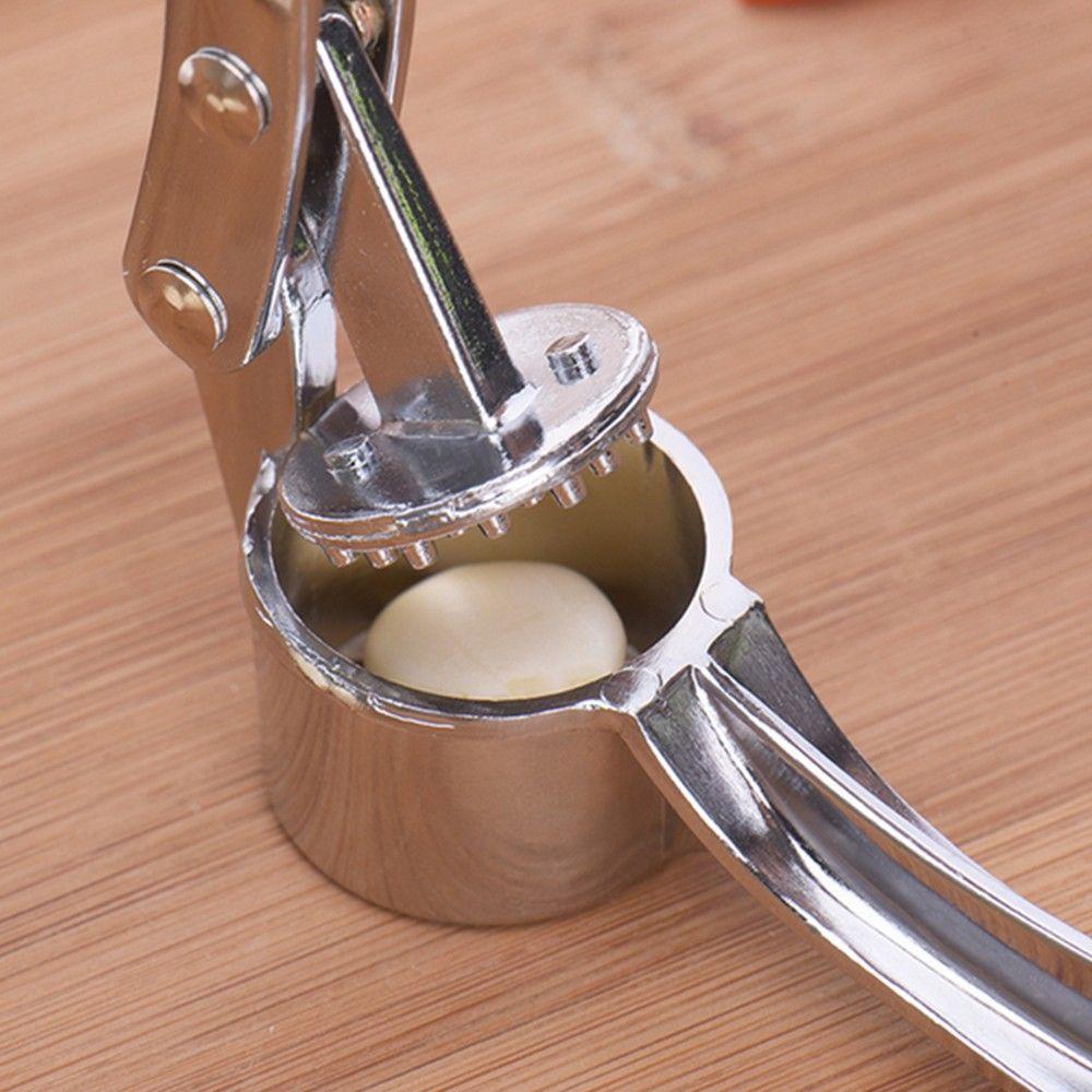 [Elegan] Garlic Tools Aksesoris Peralatan Mudah Menekan Penghancur Alat Stainless Steel