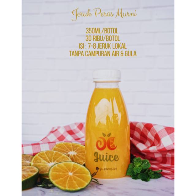 

Sari Jeruk/Jeruk Peras Murni/Jus Jeruk/Orange Juice/Fresh Jeruk - 350 ml