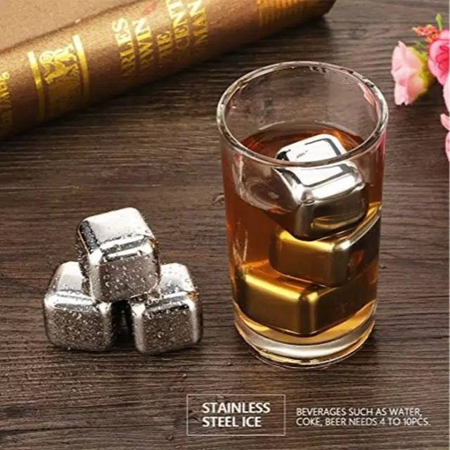 Es Batu Stainless Steel Ice Cube Stainless Steel Reusable