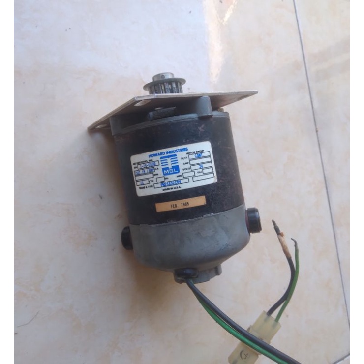 Dc Motor Howard Industries 24V 1700Rpm