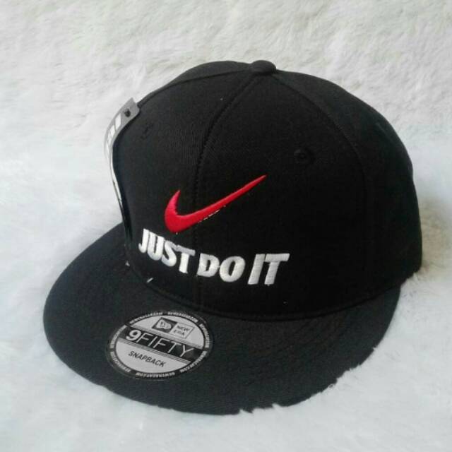 Topi snapback nike just do it hita