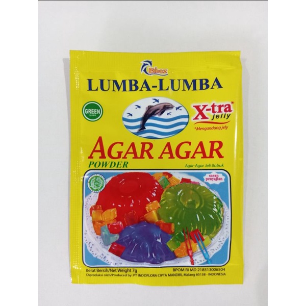 

Agar Agar Lumba Lumba Powder Bubuk Jelly isi 7 gram