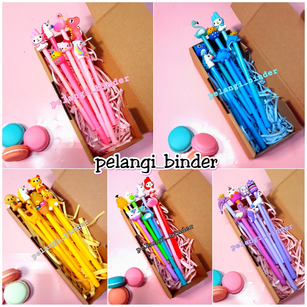 

Paket box pulpen karakter