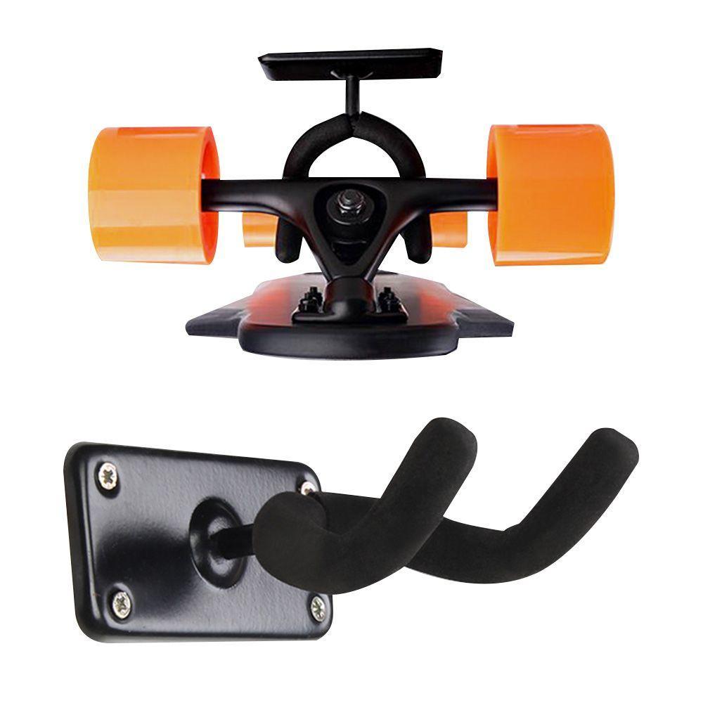 Suyo Holder Skateboard Model Tempel Dinding Warna Hitam