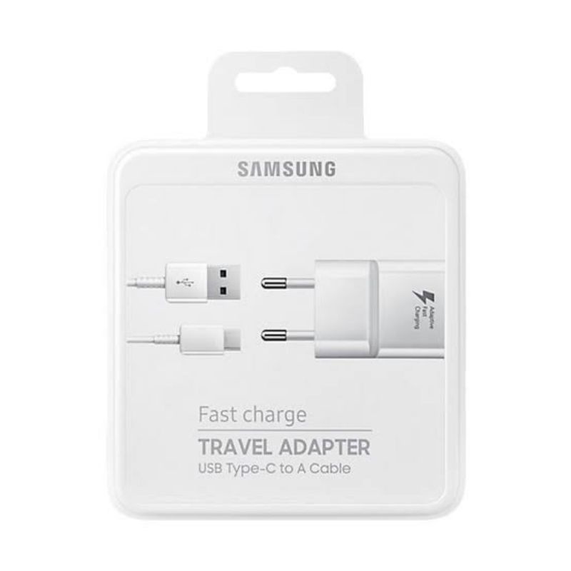 CHARGER SAMSUNG TYPE C FAST CHARGING ADAPTIVE A8 A8+ S8+ A20 A20S A30 A30S A50 A11 A12 A31 A51 A21S (Charger S8)