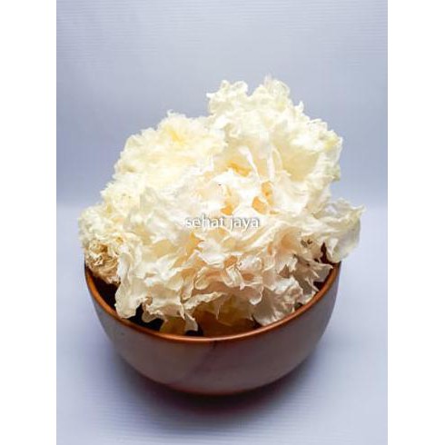 

Jamur Putih salju / Bai Mu Er / Snow White Fungus / Yin er / 100g
