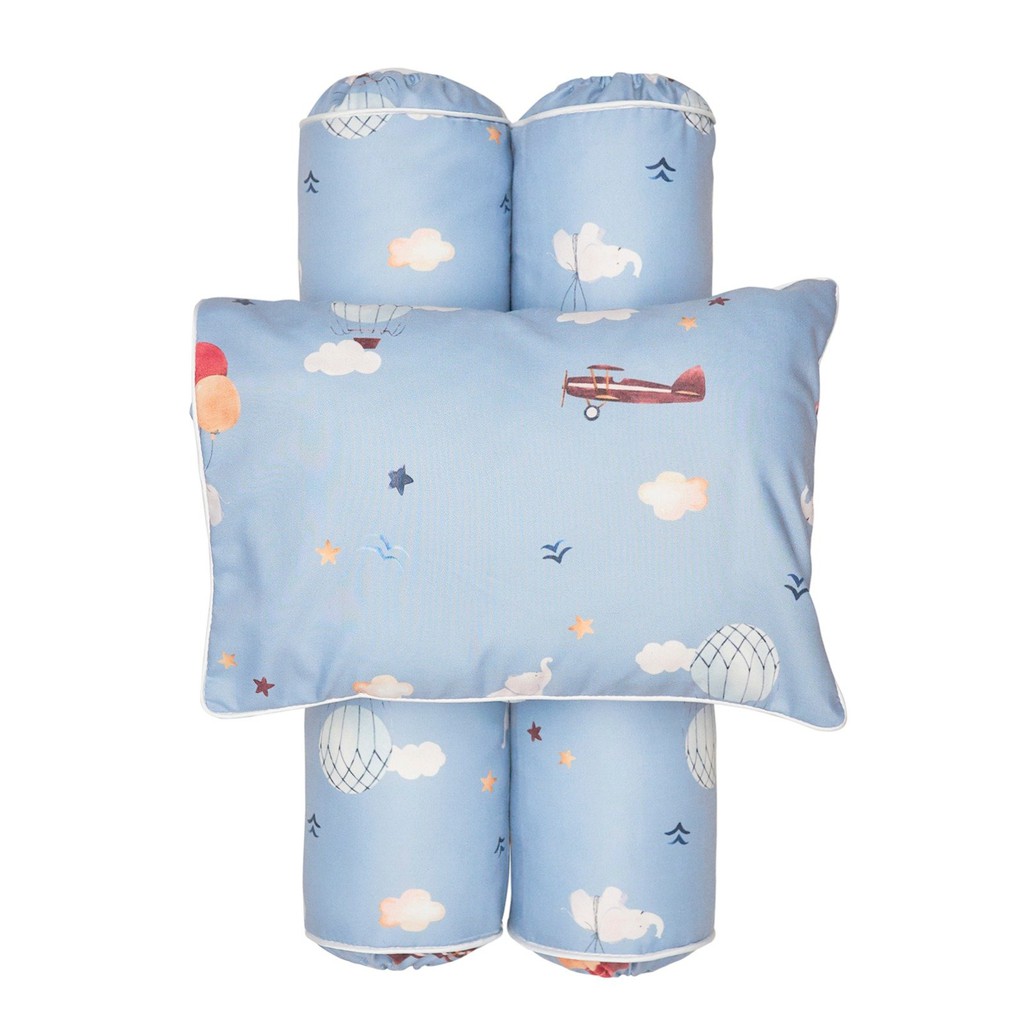 Makassar! Bantal Baby Pillow Bolster Set Cottonseeds