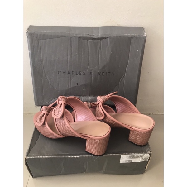 [NEW CHARLES & KEITH] Heels Blush Charles & Keith Original