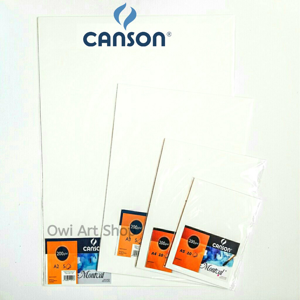 

Kertas Canson Montval A5 / A4 / A3 / A2 - 200 gsm