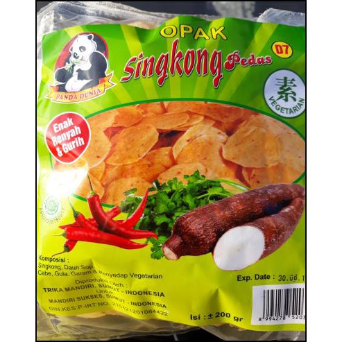 

OPAK SINGKONG PEDAS VEGETARIAN & VEGAN ( KERUPUK SINGKONG PEDAS )