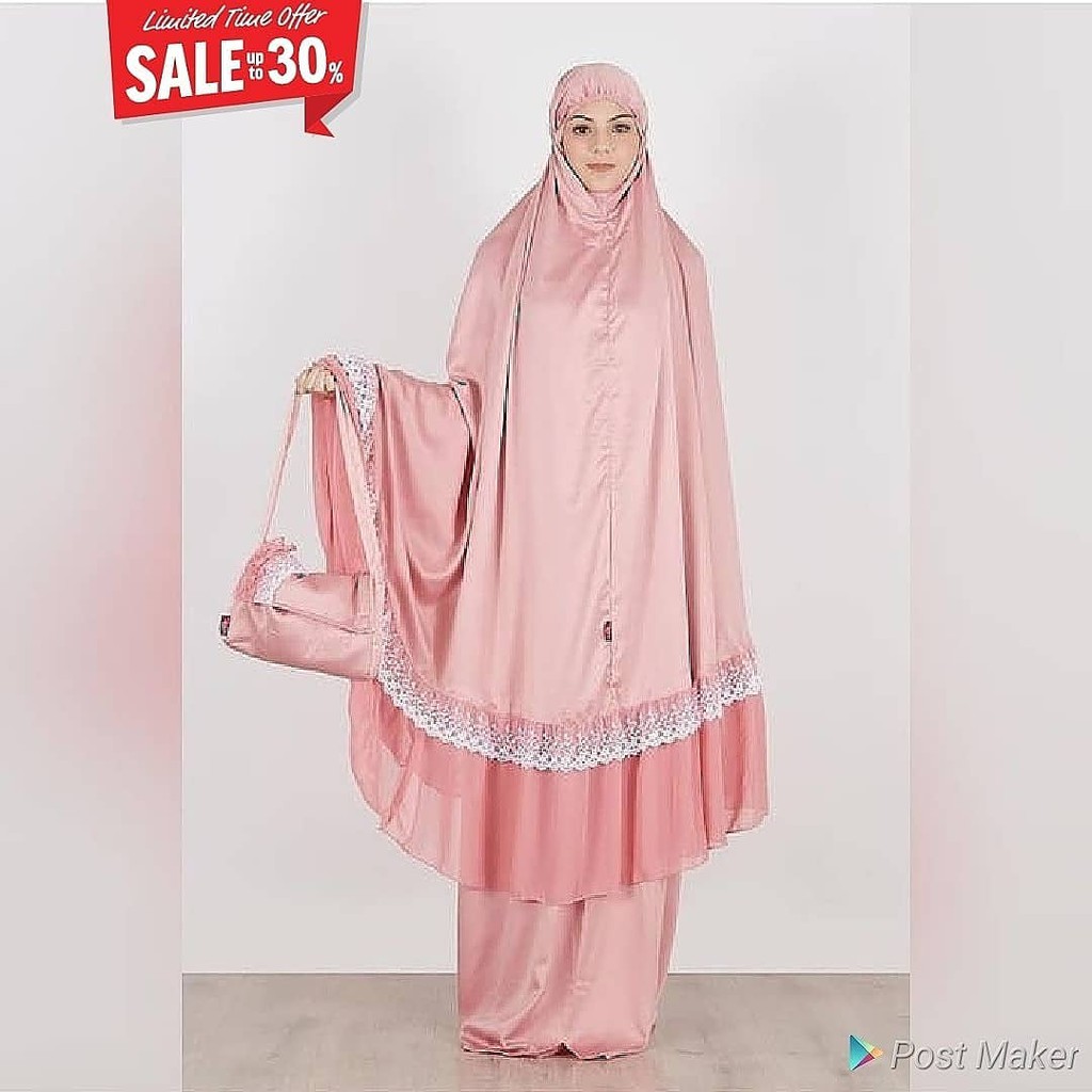 Mukena premium tatuis silky renda