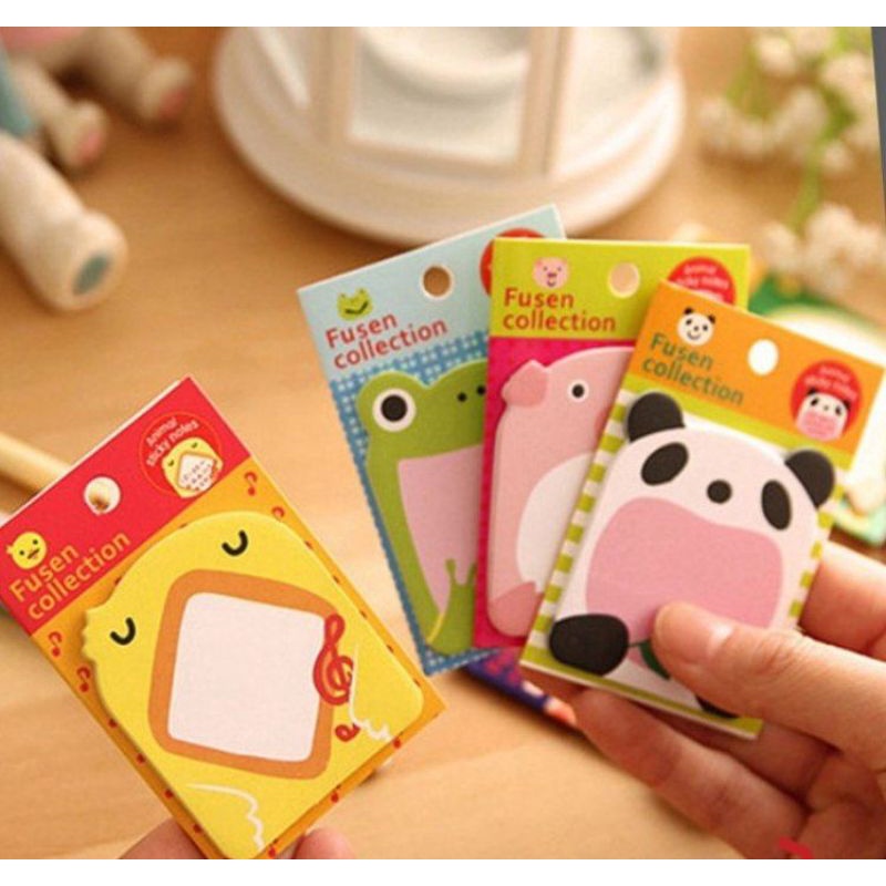 

Sticky Notes Animal / Tempelan Kertas Catatan Memo Note Karakter Animal Lucu Unik