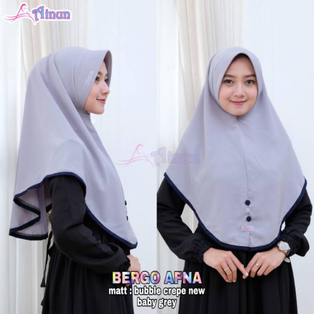 #HIJABMURAH BERGO AFNA BY AINUN HIJAB SYARI MURAH TERBARU
