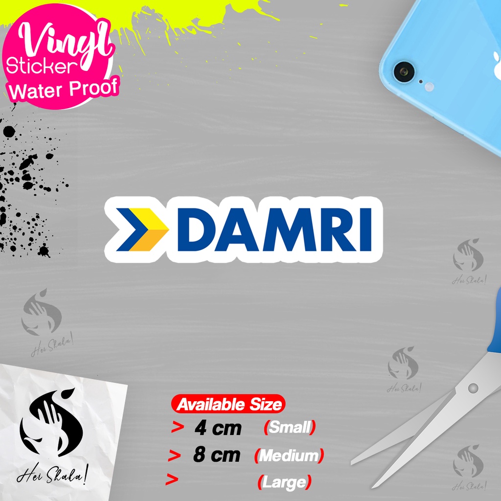 

Stiker Perum DAMRI Sticker Logo Perusahaan BUMN Bahan Vinyl Anti Air