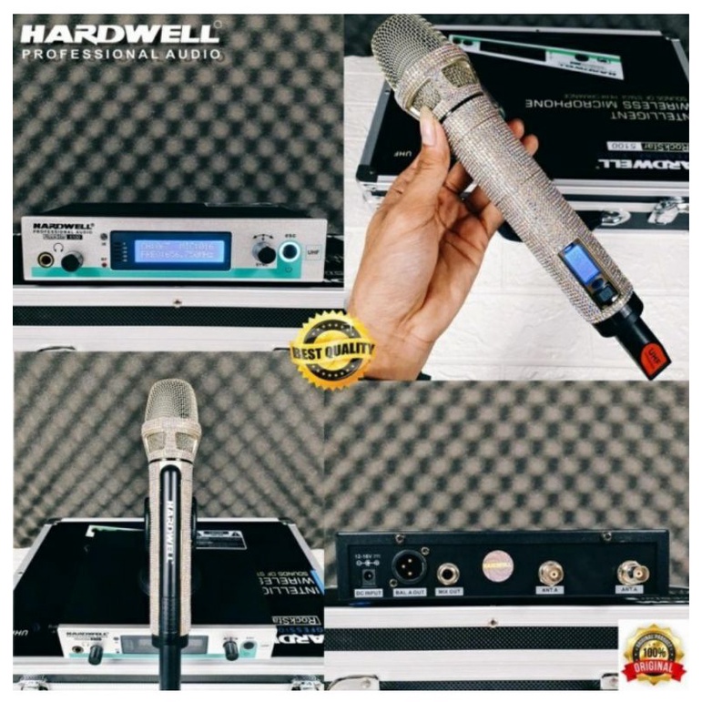 Mic wireless HARDWELL ROCKSTAR 5100 Single Mic GOLD EDITION ORIGINAL
