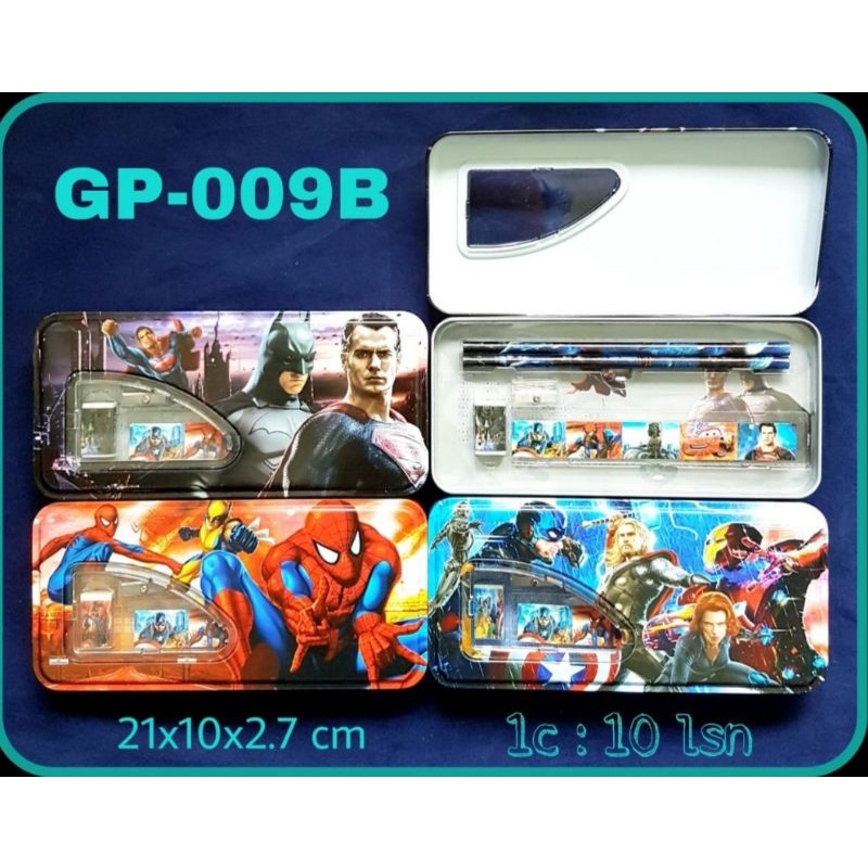 

tempat pensil set isi super hero