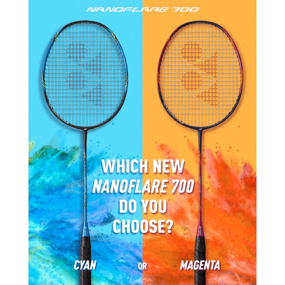 New Raket Bulutangkis / Badminton Yonex Nanoflare 700 Premium + Tas + Grip