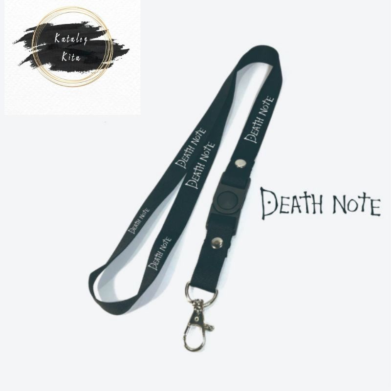 

Lanyard DEATH NOTE tali lanyard ANIME KARTUN FILM gantungan kunci name tag id card kartu nama / tali lanyard gantungan leher