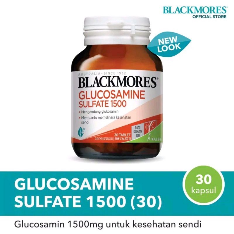 Blackmores Glucosamine Sulfate 1500mg 30/Blackmores Healthy Joints 30