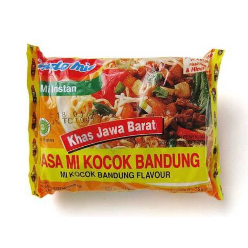 

Indomie Kocok Bandung 75g dijual per pcs