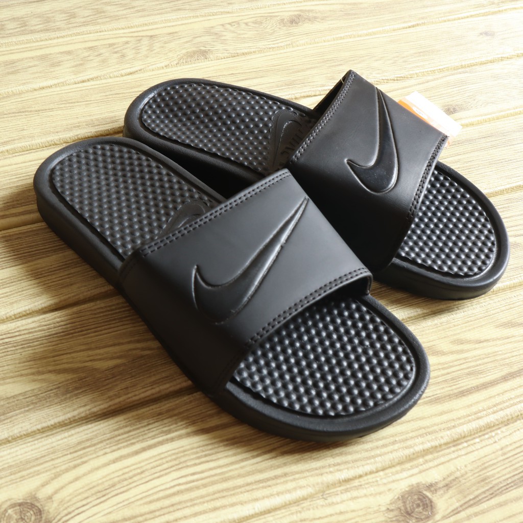 Sandal Original Nike Benassi Shower Original nike bannasi Black Sendal Selop Pria Wanita slide sport