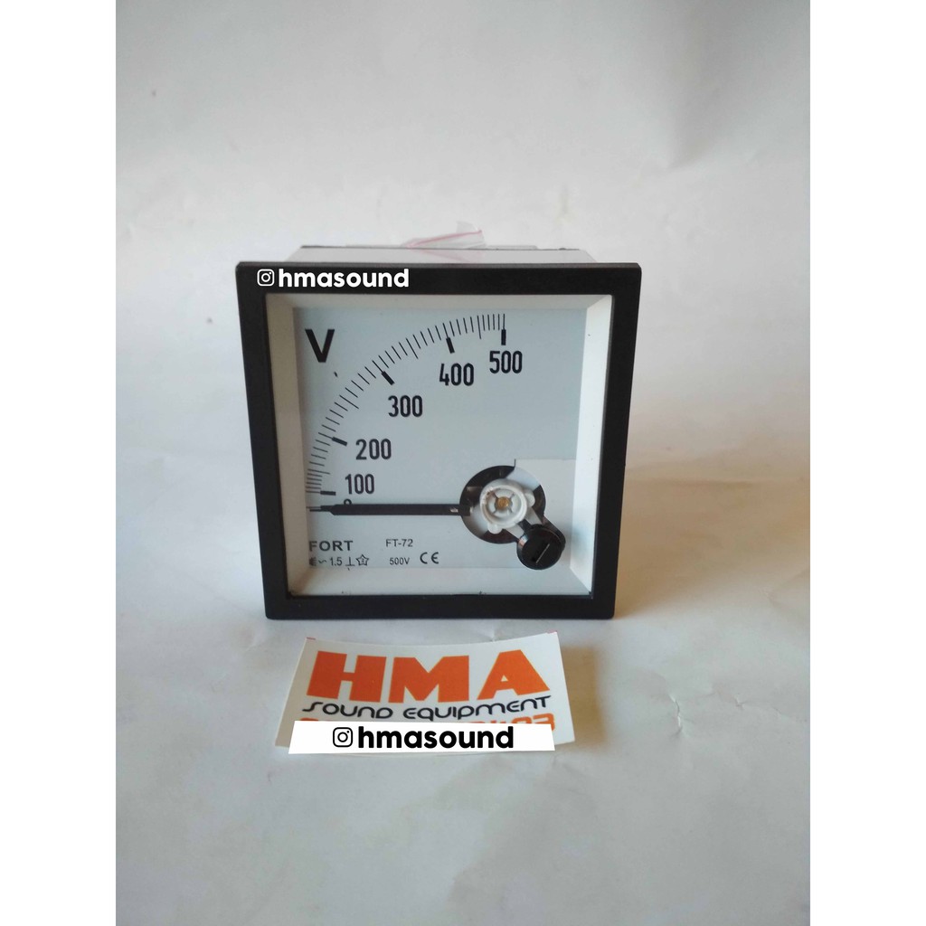 Volt Meter Voltmeter 500V Analog Fort