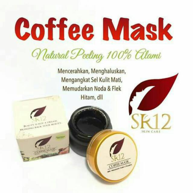 Masker kopi/pelling coffee/masker wajah/penghilang komedo