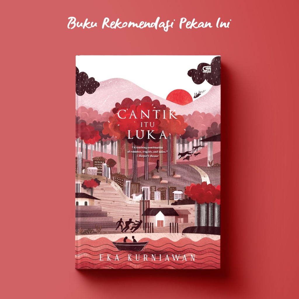 Novel Cantik Itu Luka Hard Cover Limited Edition Eka Kurniawan Shopee Indonesia