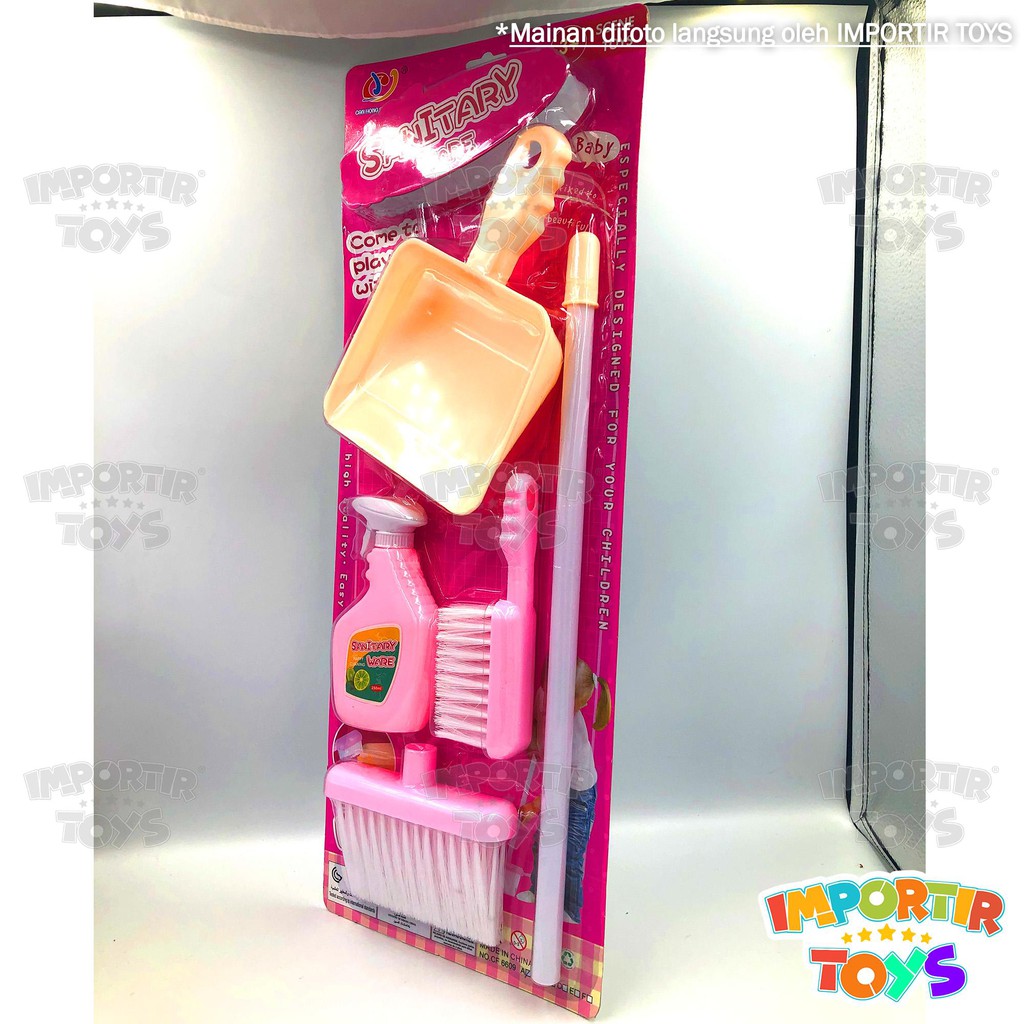 MAINAN Cleaning Set Sapu Kebersihan Anak Little Helper PEMBERSIH IMPORTIR TOYS