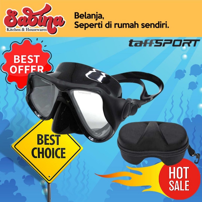 Kacamata Selam Scuba Diving Snorkeling Tempered 4.0 Sport Under Water