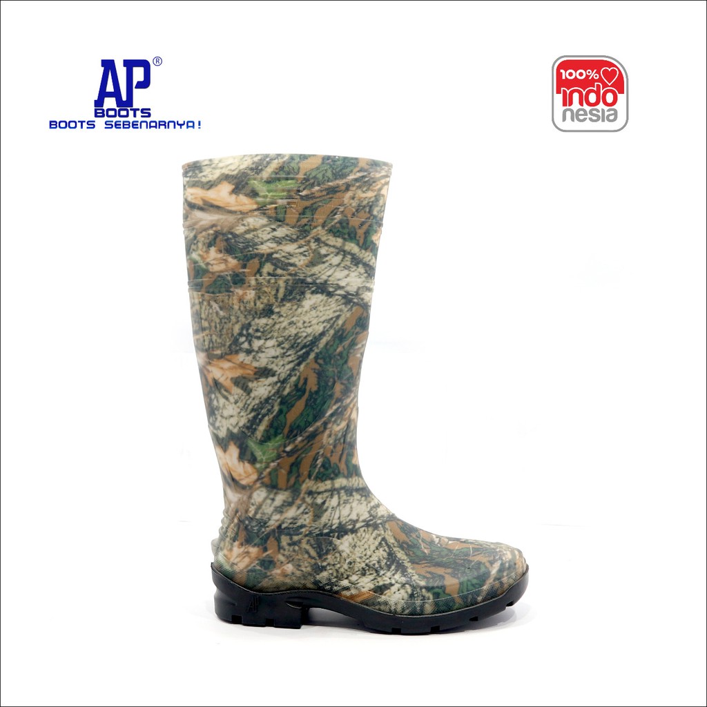 SEPATU BOOTS TACTICAL BERBURU AP TERRA FOREST 40-42 - SEPATU BOOTS KARET - AP BOOTS